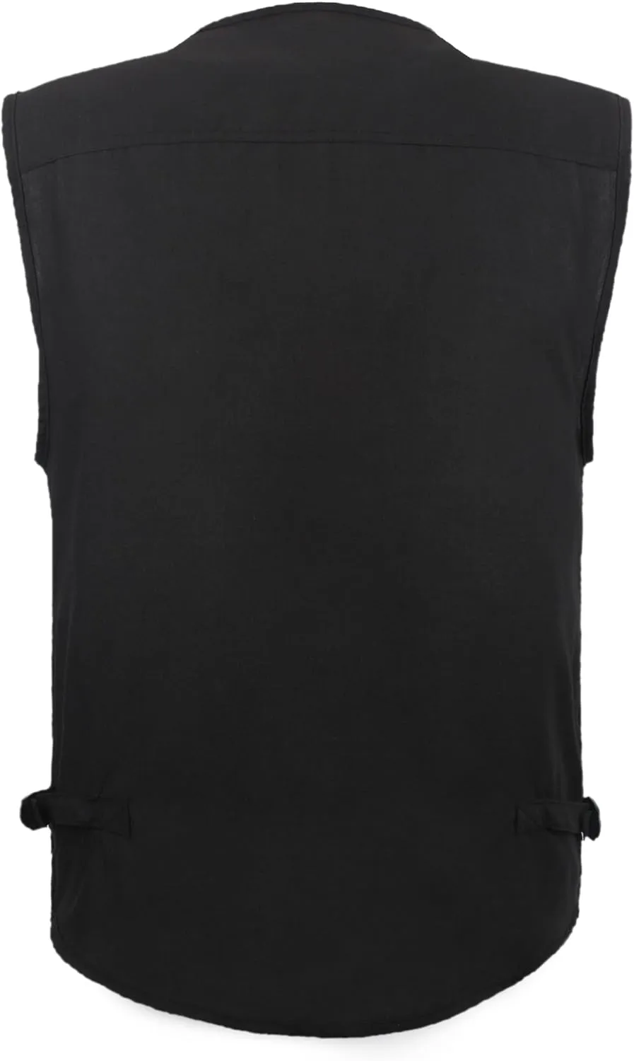 Men's Poplin Outdoors Travel Sports Multi-Pockets Work Fishing Vest