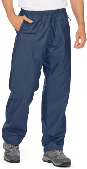 Men's Rain Pants,Waterproof Wind Pants Mens, Hiking Lightweight Outdoor Golf Fishing Cycling Motorcycle