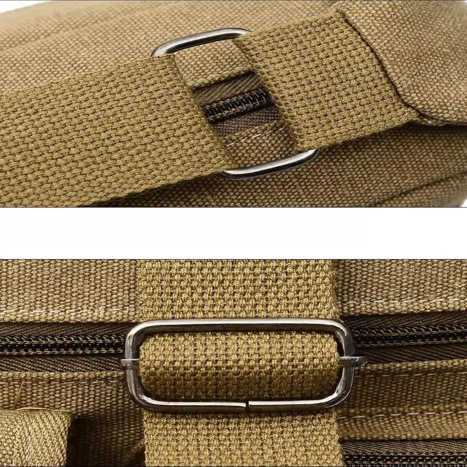 Men's Women's Vintage Canvas Crossbody Bag Travel Casual Shoulder Bag Men's Crossbody Tote Messenger Bag