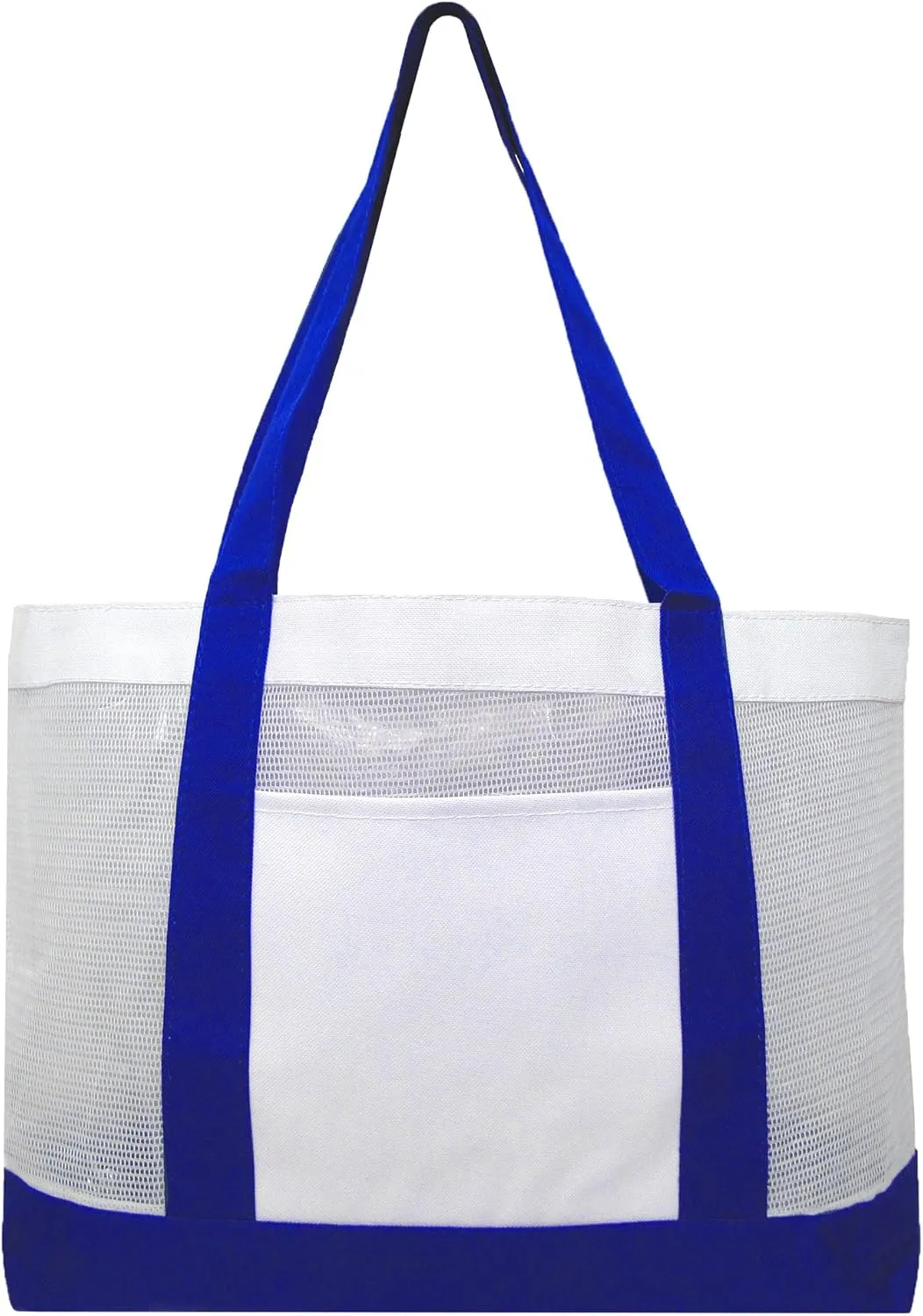 Mesh Work Tote/Beach Tote Bag/Swimming Tote Bag (Blue)