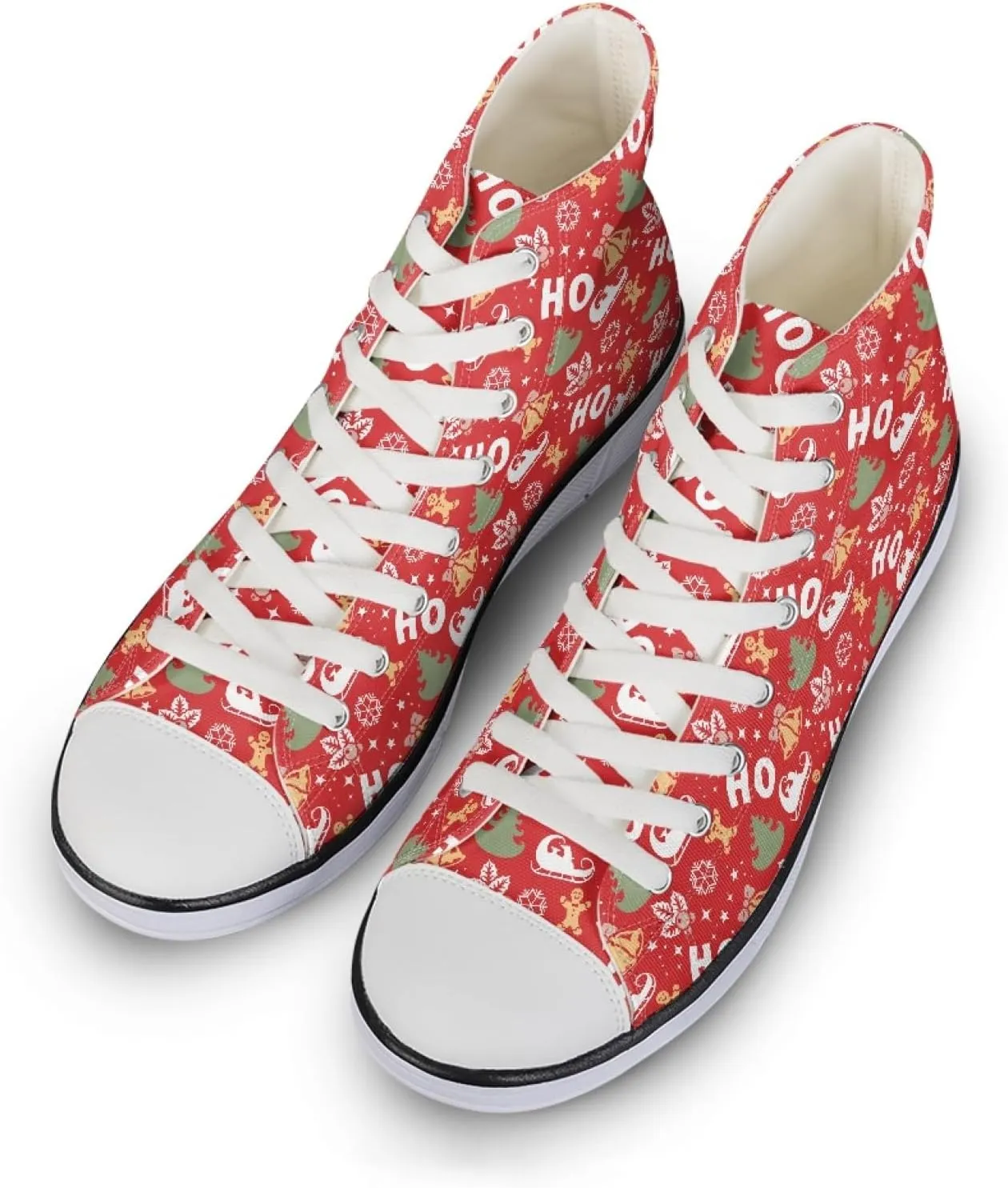 Micoklinlin Canvas Sneakers Women Novelty Canvas Shoes Girls High Top Running Shoes Lace Up Casual Classic Walking Shoes