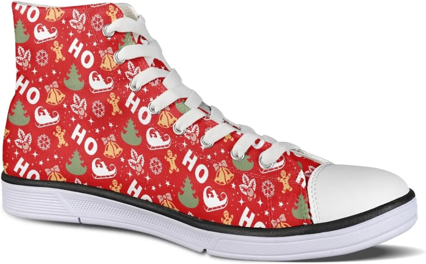 Micoklinlin Canvas Sneakers Women Novelty Canvas Shoes Girls High Top Running Shoes Lace Up Casual Classic Walking Shoes