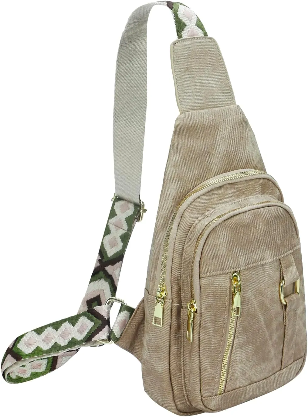 MICOM Small Sling Bag For Women，Casual Crossbody Sling PU Leather Bags，Anti-Theft Crossbody Bags，Sling Purses for Travel