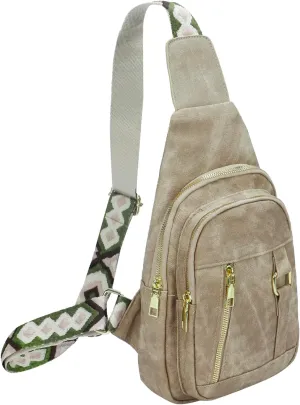 MICOM Small Sling Bag For Women，Casual Crossbody Sling PU Leather Bags，Anti-Theft Crossbody Bags，Sling Purses for Travel