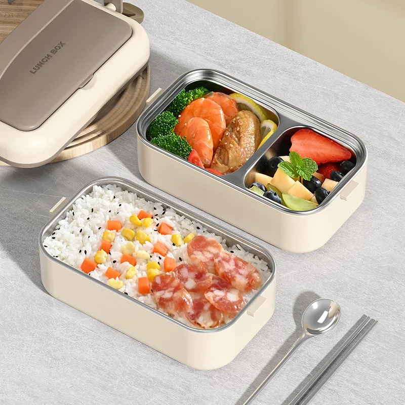 Microwave Glass Lunch Box  Leakproof & Multi-Compartment