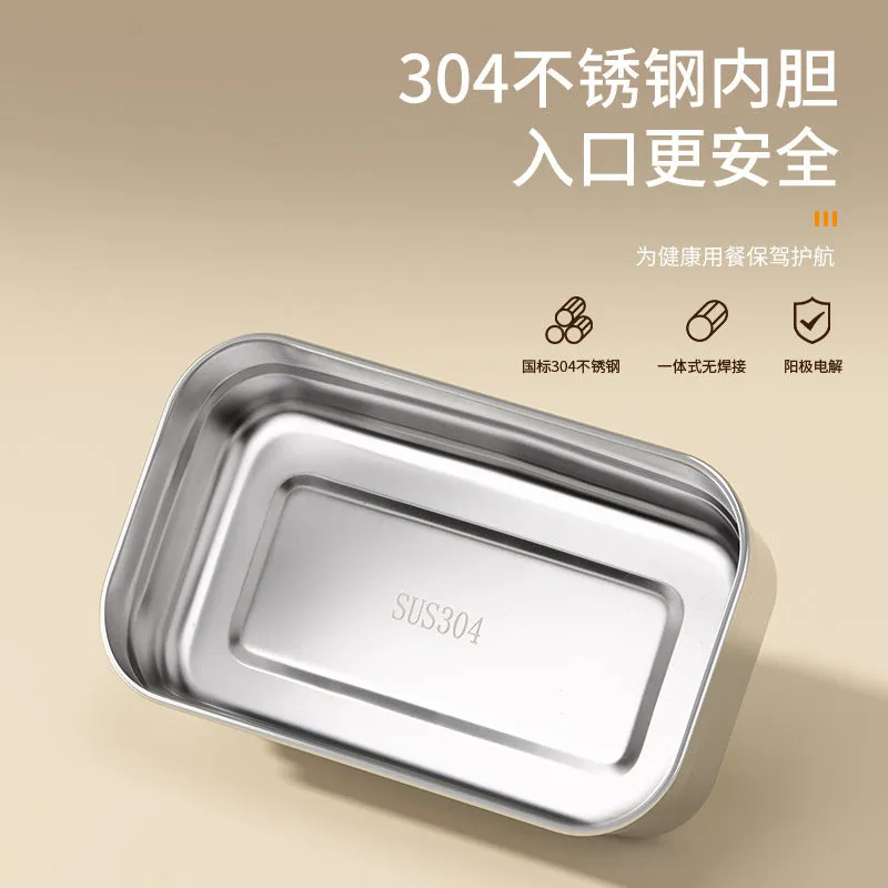 Microwave Glass Lunch Box  Leakproof & Multi-Compartment