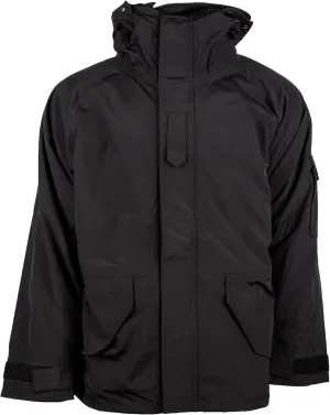 Mil-Tec Trilam Wet Weather Jacket w/Fleece Liner - Men's, Black, Small, 10615002-902