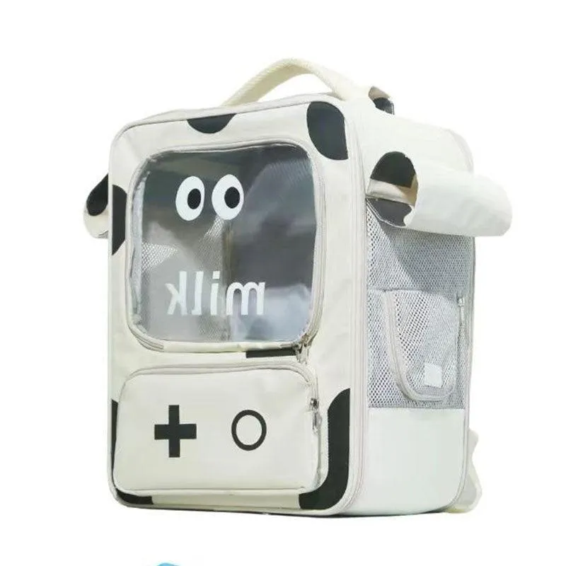 Milk Cat Carrier Bag Foldable Hiking Backpack