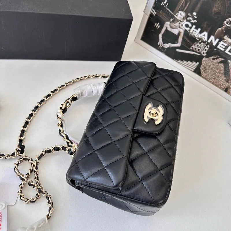 Mini Flap Top Rectangular Handle Huge selection - Bag Professional service ESMEE with