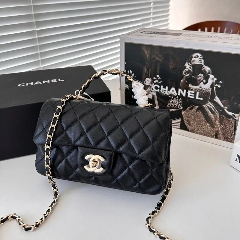 Mini Flap Top Rectangular Handle Huge selection - Bag Professional service ESMEE with