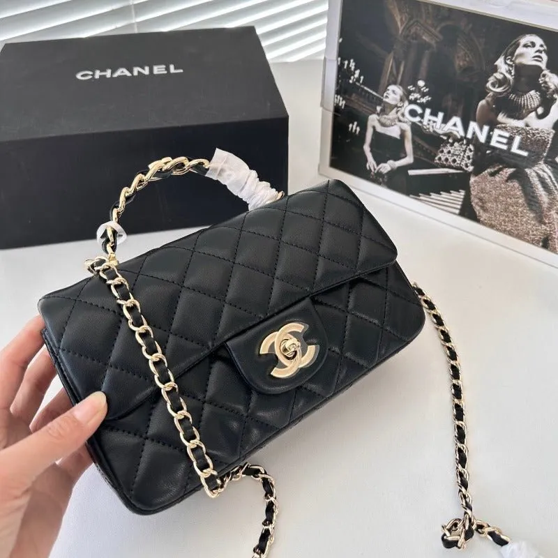 Mini Flap Top Rectangular Handle Huge selection - Bag Professional service ESMEE with
