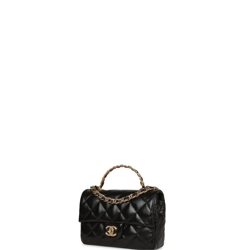 Mini Flap Top Rectangular Handle Huge selection - Bag Professional service ESMEE with