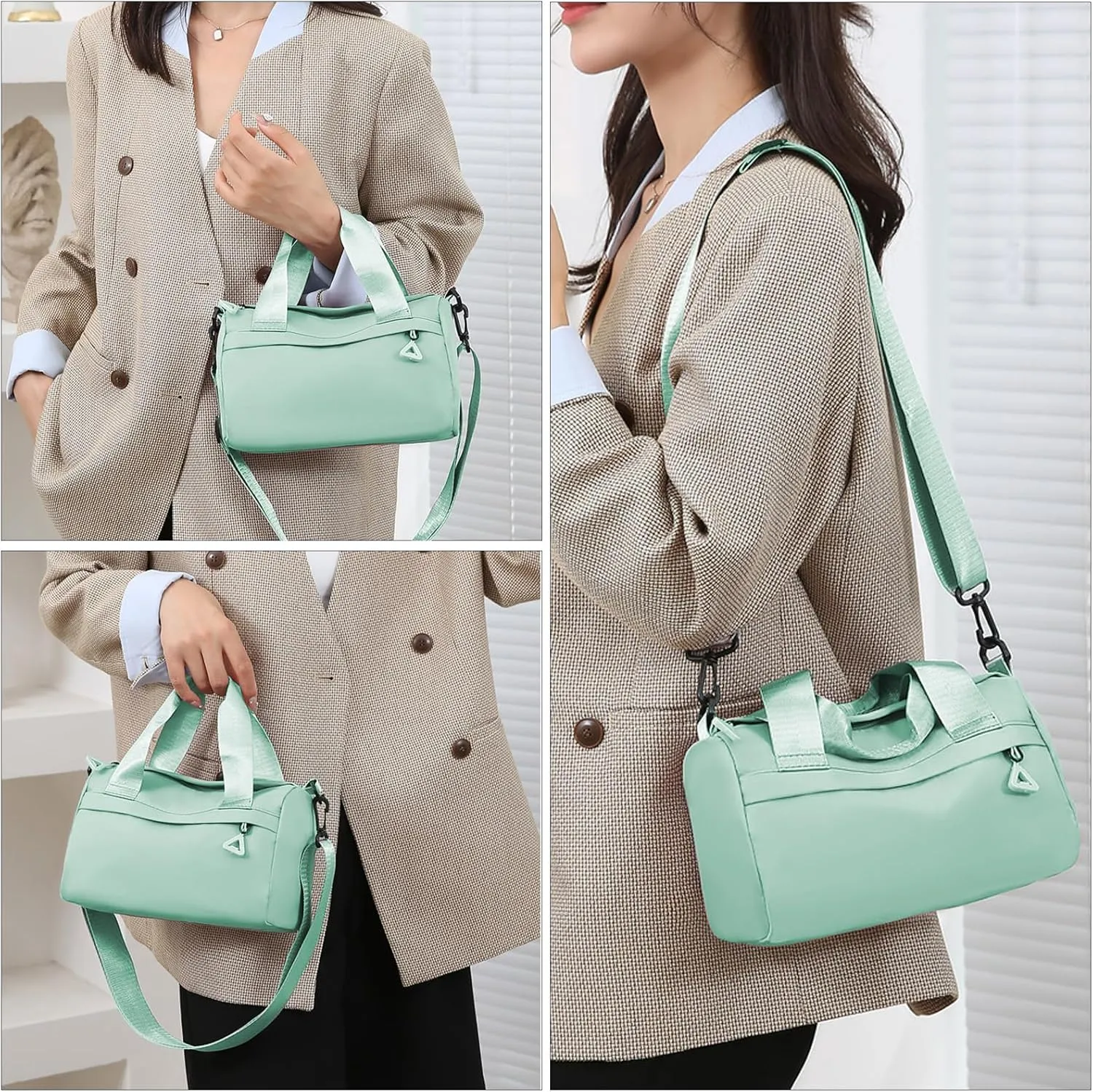 Mini Gym Bag Waterproof Gym Tote Bag Portable Fitness Shoulder Bag for Sports Travel