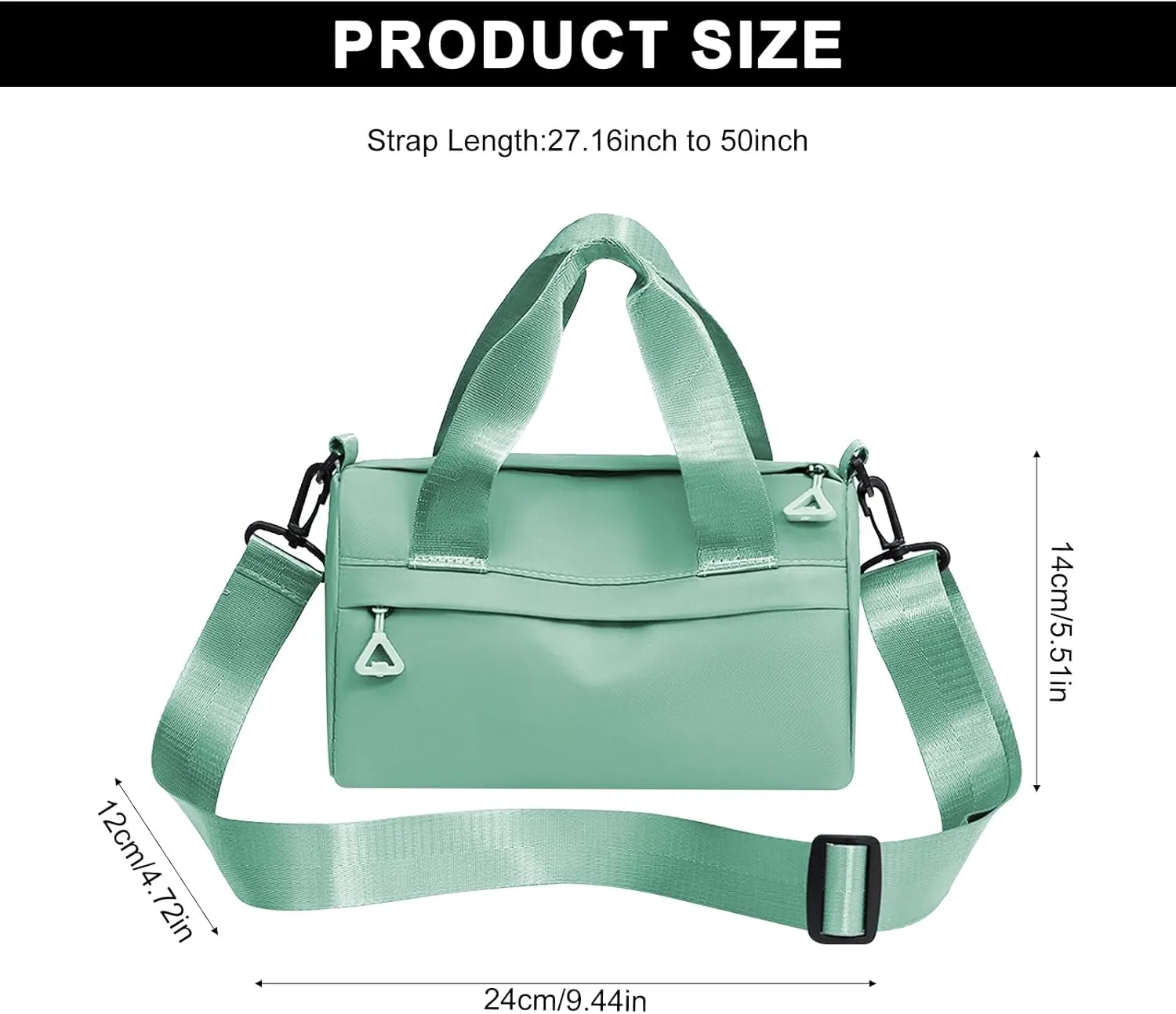 Mini Gym Bag Waterproof Gym Tote Bag Portable Fitness Shoulder Bag for Sports Travel