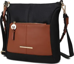 MKF Crossbody Bags for Women Purses and Handbags– PU Leather – Medium Over the Shoulder Side Messenger Bag