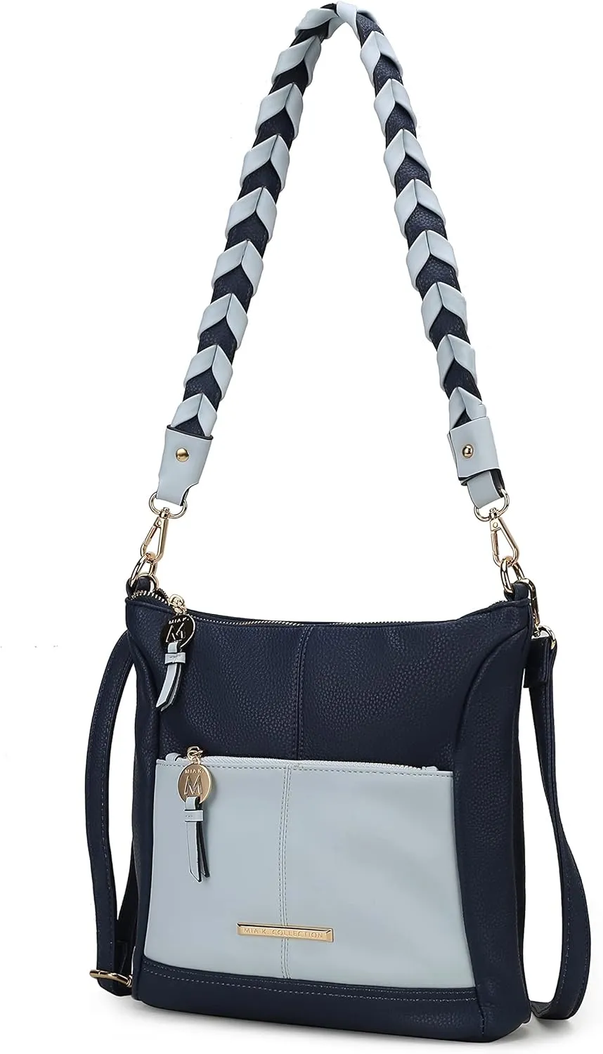 MKF Crossbody Bags for Women Purses and Handbags– PU Leather – Medium Over the Shoulder Side Messenger Bag