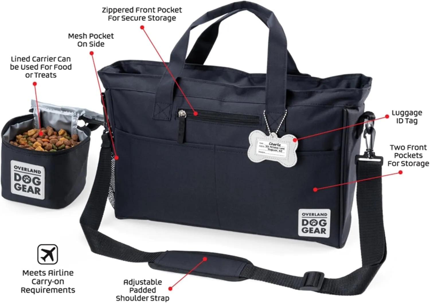 Mobile Dog Gear Day Away® Tote Bag Black One Size