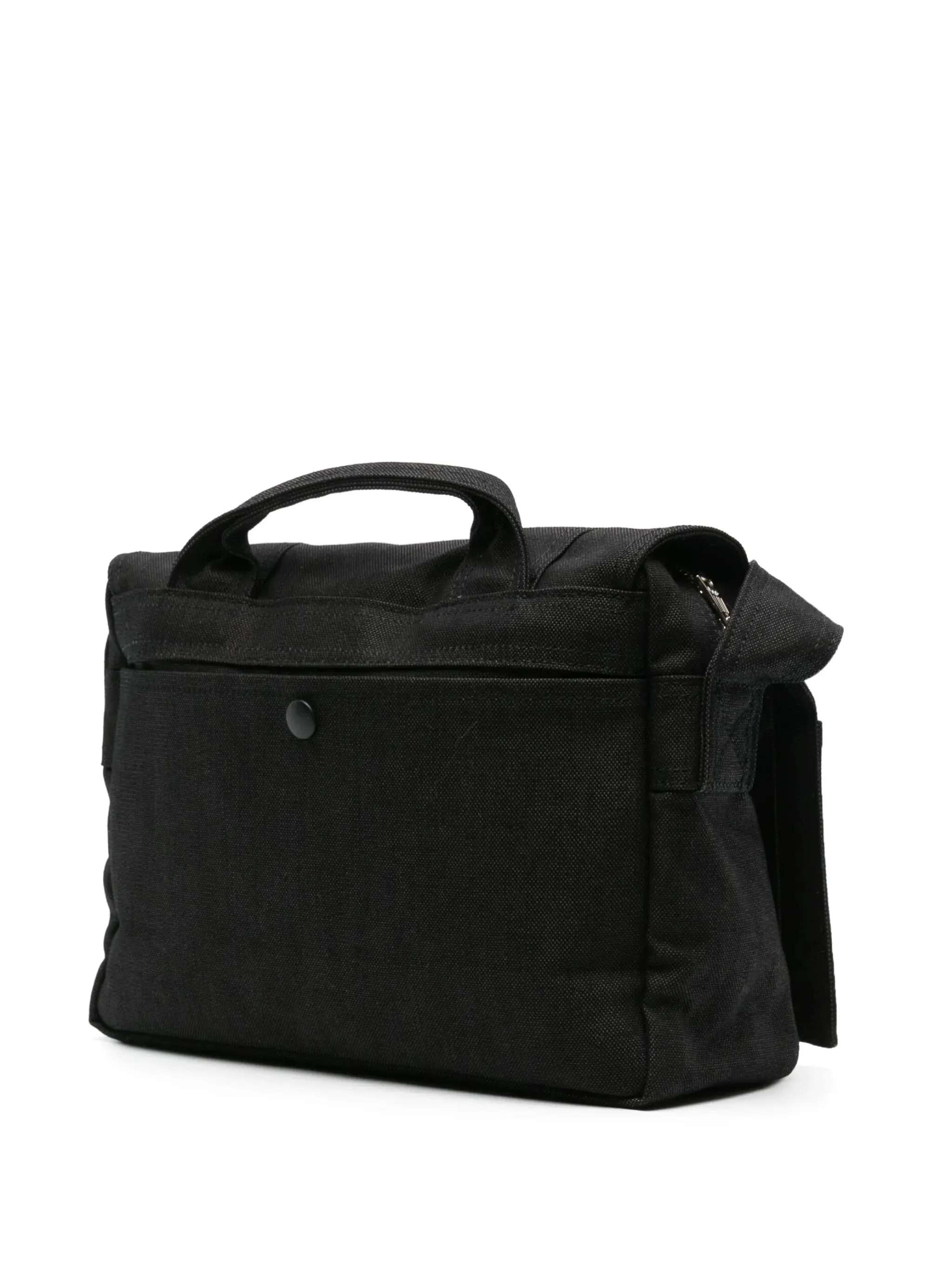 Modern Smoky messenger bag logo-patch Special members discount
