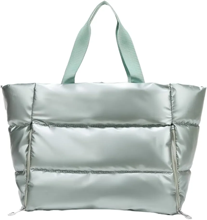 Molodo Gym Bag for Women,Travel Tote Bags Waterproof Puffer Gym Bag Duffle Purse for Yoga Sports Vacation 2024