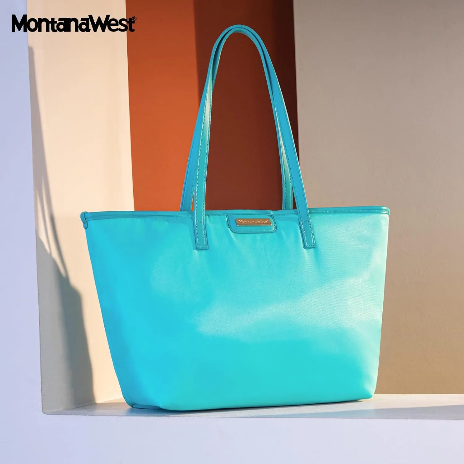 Montana West Nylon Tote Handbags Waterproof Shoulder Purse for Women