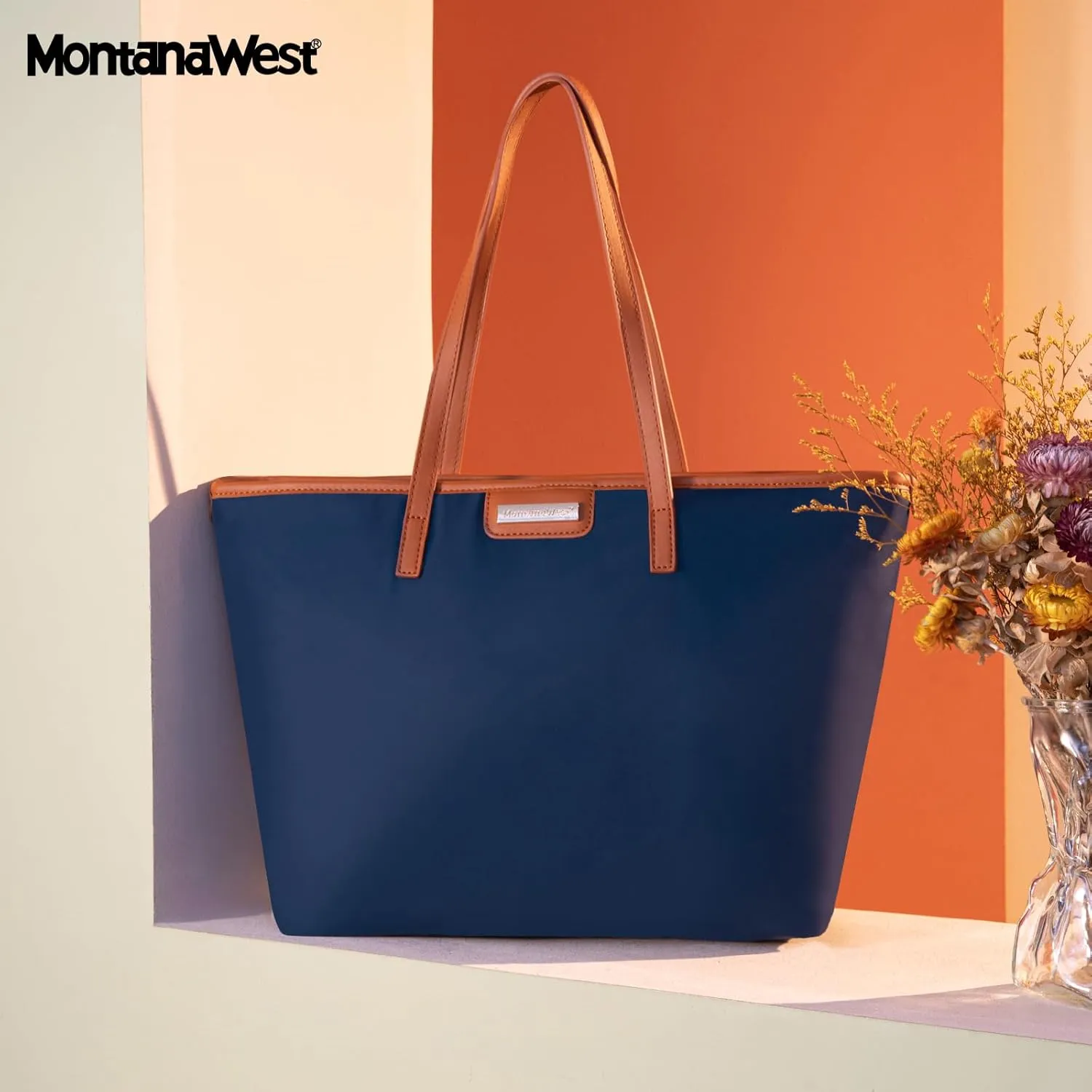 Montana West Nylon Tote Handbags Waterproof Shoulder Purse for Women