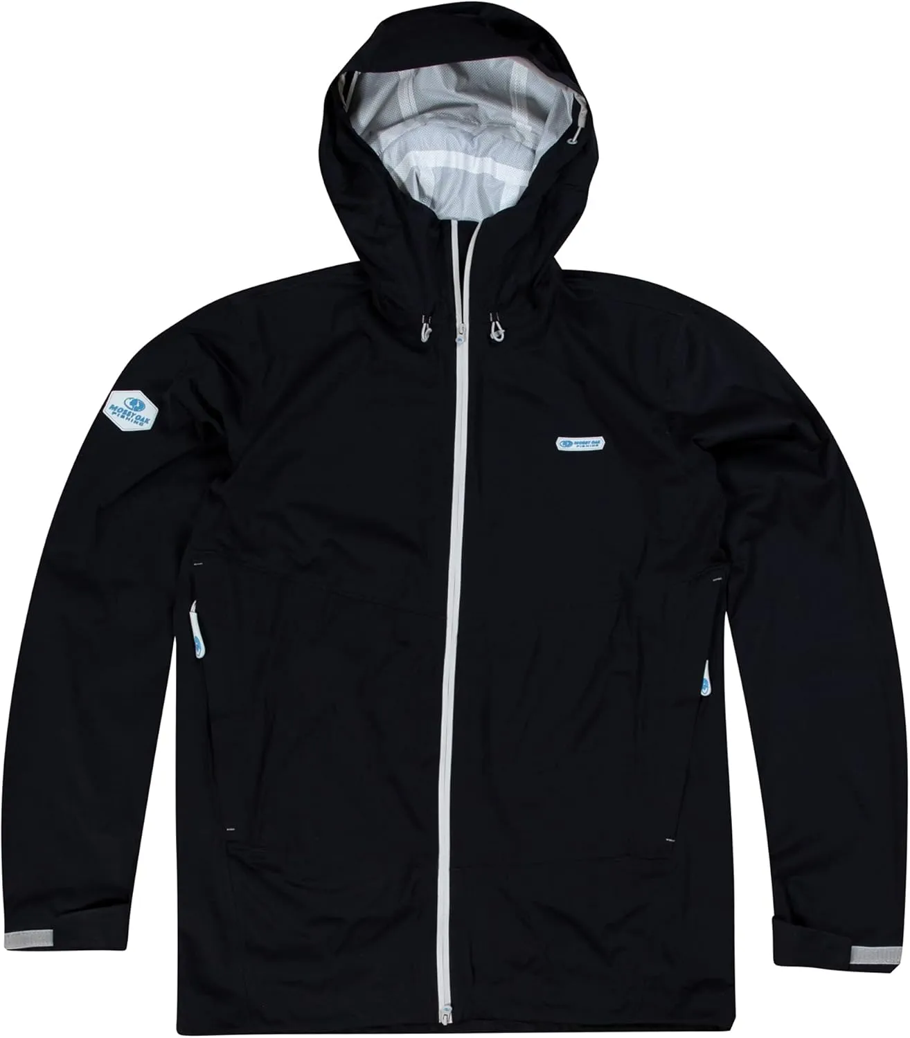 Mossy Oak Mens Fishing Rain Jacket with Hood