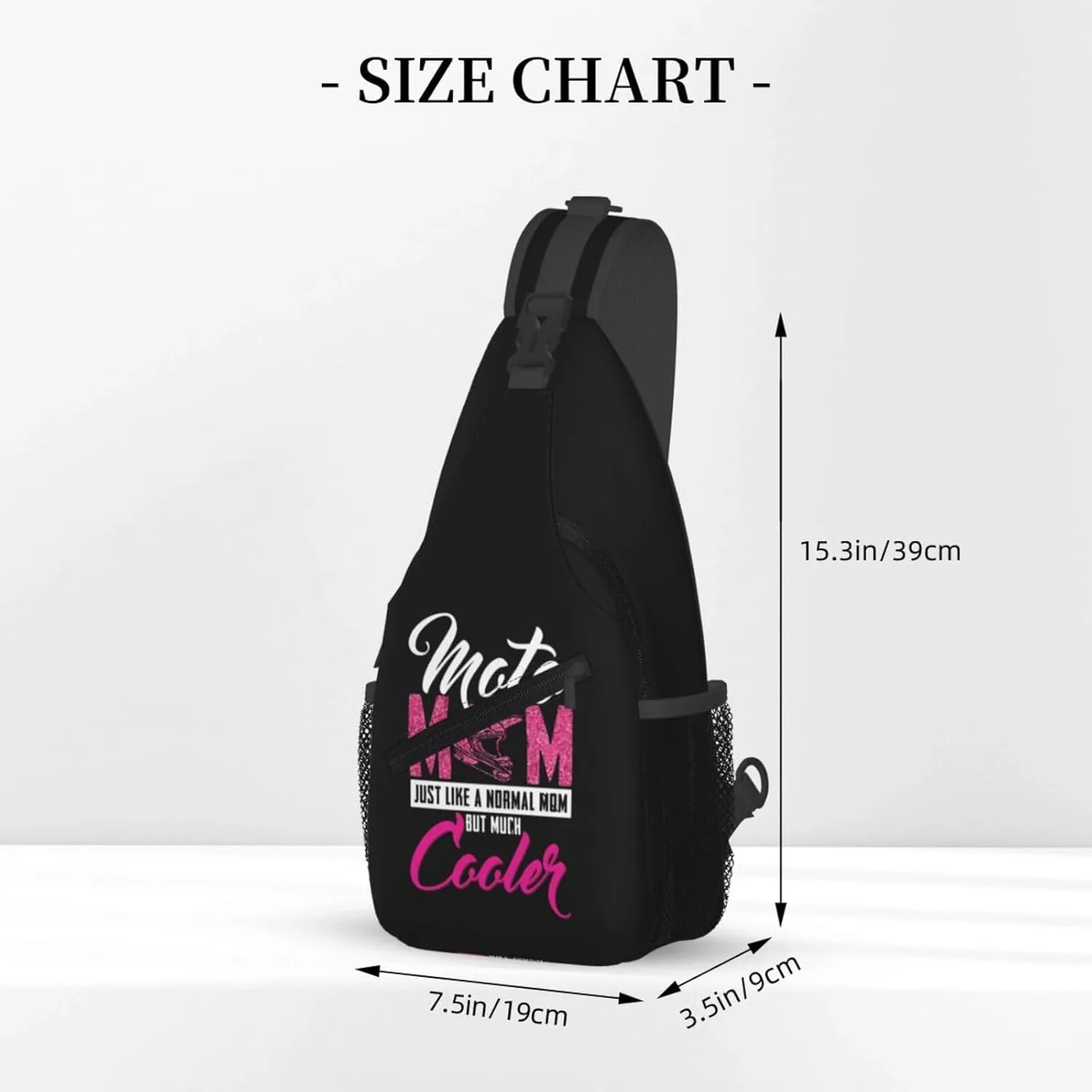 Motocross Dirt Bike Racing Flying Jump Sling Bag Adjustable Crossbody Bag Casual Chest Bags Travel Shoulder Backpack