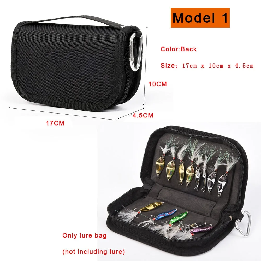 Multi-Purpose Sequins Lure Bag  Alicate Pesca Spoon Spinner Bait Fishing Bags Sac De Peche Hook Accessory Storage bags