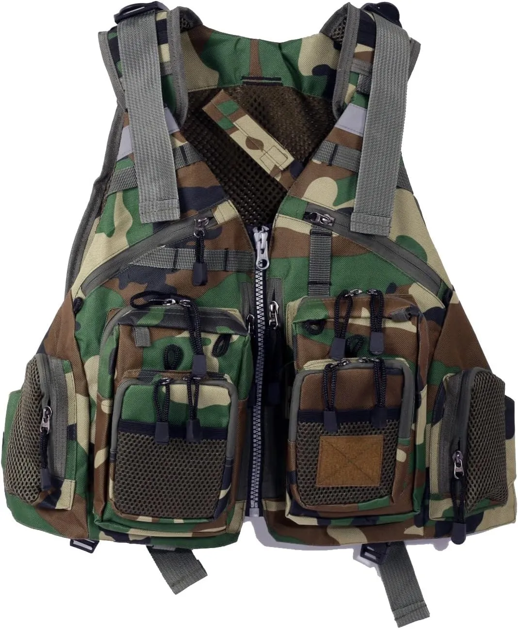 Multifunctional Kayak Life Jackets for Adults - Fishing, Multi Pocket Portable Detachable Clothing with Floating Material Breathable Life-Saving Rock Fishing