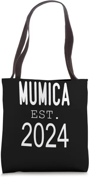 MUMICA Est.2024 New Baby Matching Family Pregnancy Tote Bag