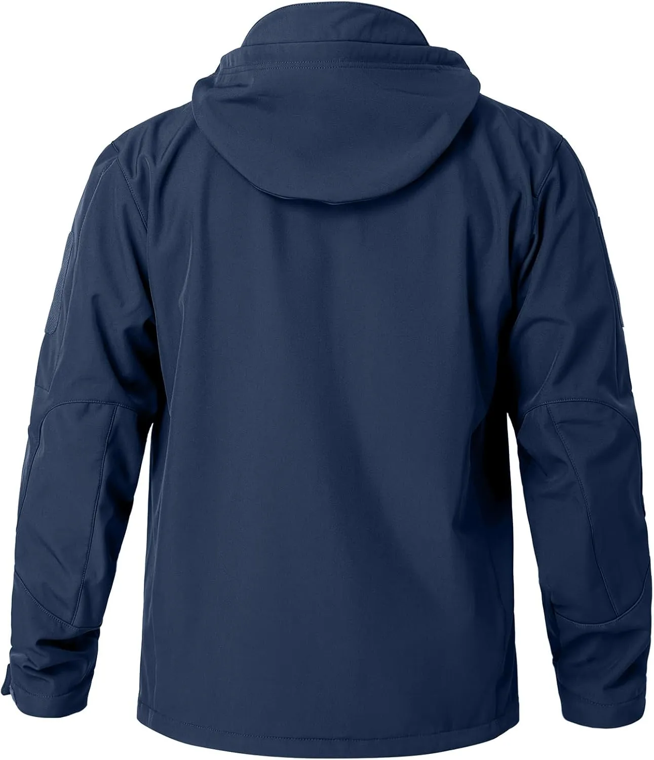 NAVEKULL Men's Tactical Jacket Waterproof Softshell Fleece Lined Hooded Coats Outdoor Hiking Windbreaker