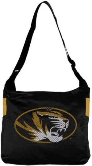NCAA Missouri Tigers Ladies Black Veteran Jersey Tote Bag