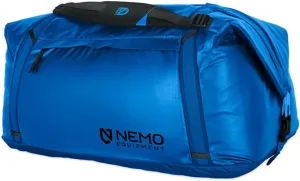 NEMO Equipment Double Haul Convertible Duffel & Tote Bag – Water-Resistant Gear Bag with Backpack Straps - 100L - Lake