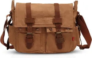 New Vintage Messenger Bag Satchel Bag bag Bookbag Casual Travel Shoulder Bag