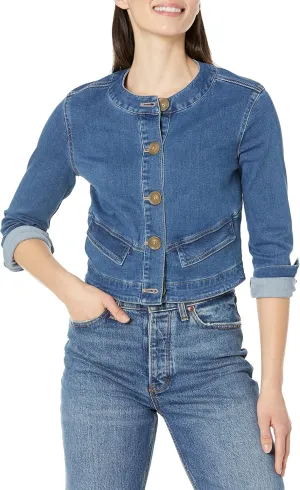 NIC ZOE Women's Top It Off Denim Jacket