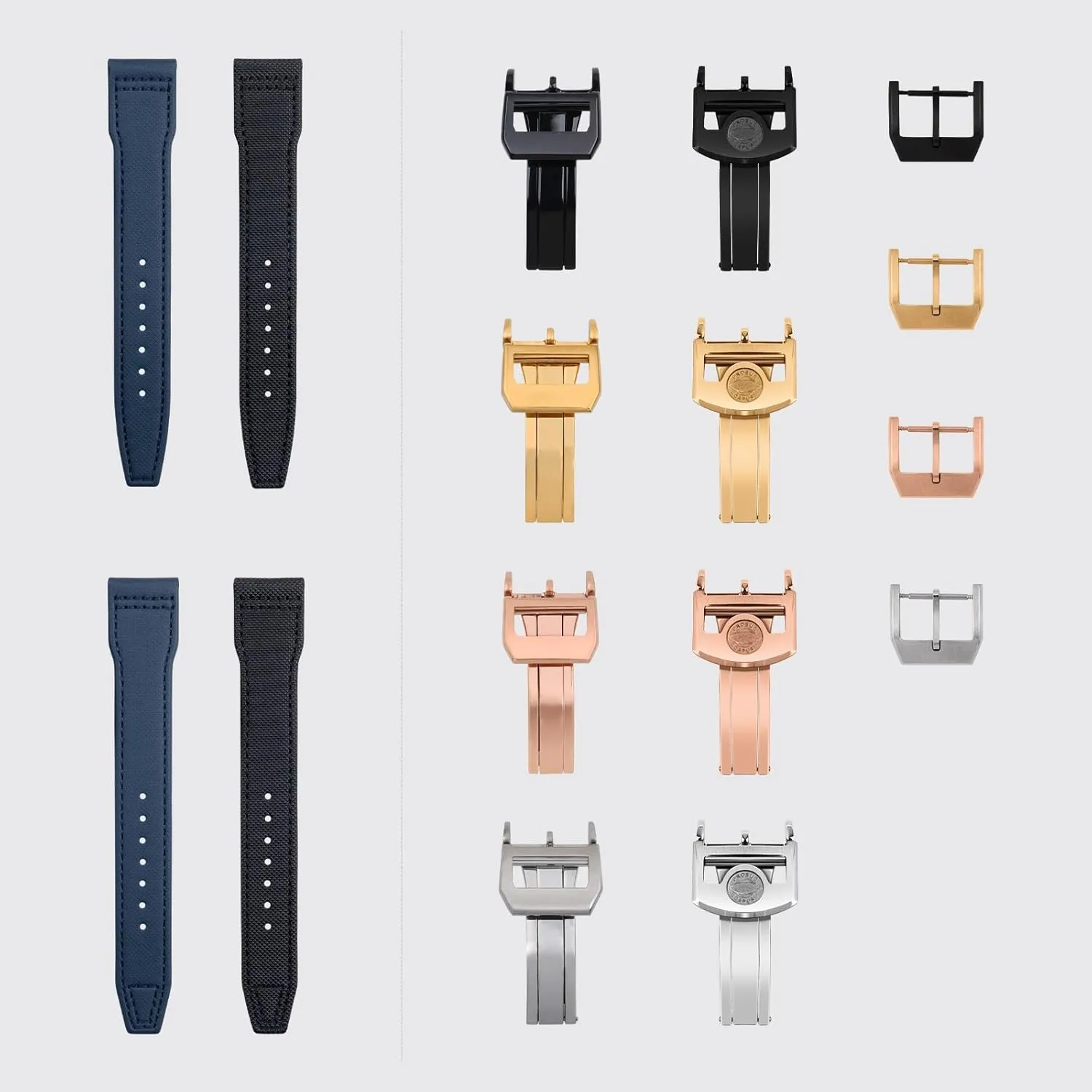 Nylon Canvas Leather Watchbands For IWC SPITFIRE MARK 18 Portugieser Portofino Pilot IW3777 Wristband 20mm to 22mm