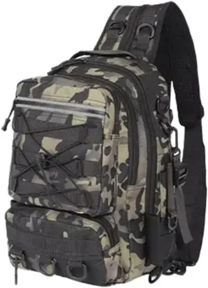 Nylon Waterproof Outdoor Rucksacks Sports Camping Hiking Trekking Fishing Hunting Bag(Green)