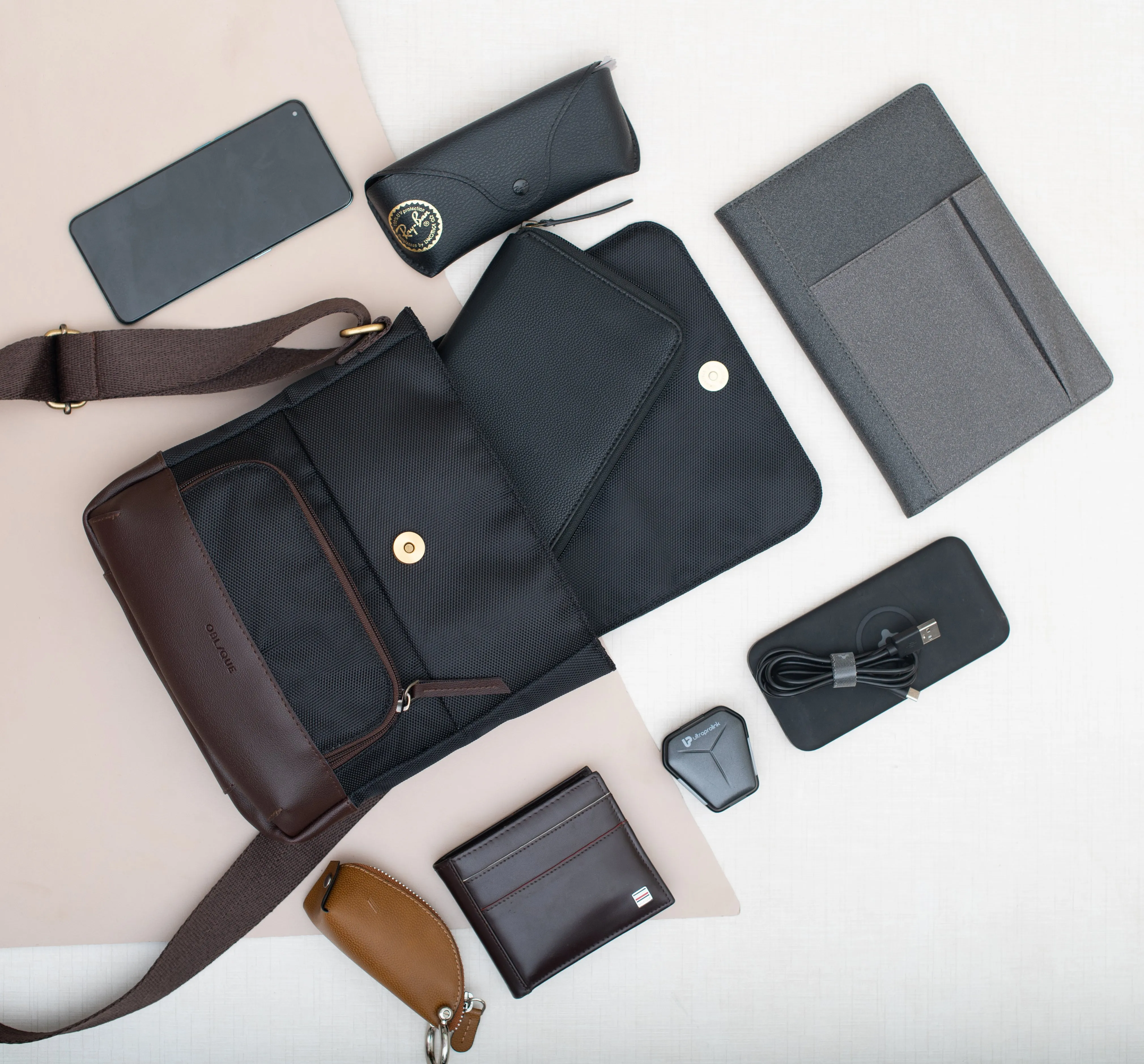 Oblique Turista Tetron Sling Bag: 1N