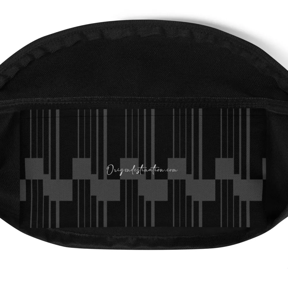 Origen Destination |On-Arrival Point of Origen Symbol-inspired Gray shoulder/waist bag