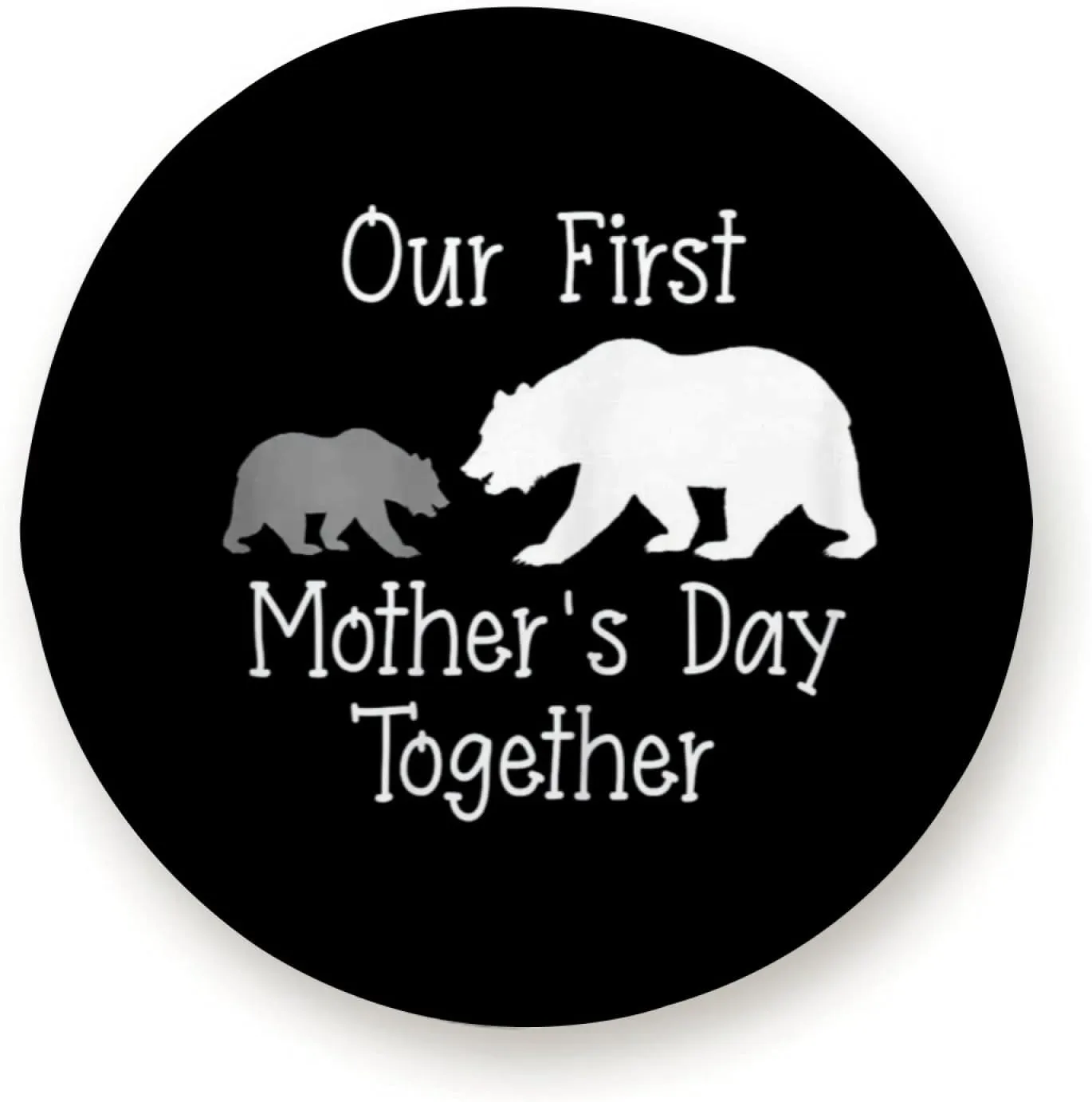 Our First Mother’s Day Together for Decoration and Weather Protection for Trailers Rv SUV Truck Campervan Travel Trailer 17 inch
