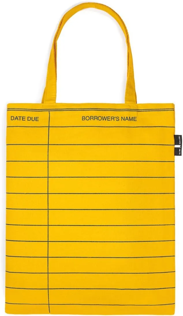 Out of Print Literary and Book-Themed Canvas Tote Carrying Bag for Book Lovers, Readers, and Bibliophiles
