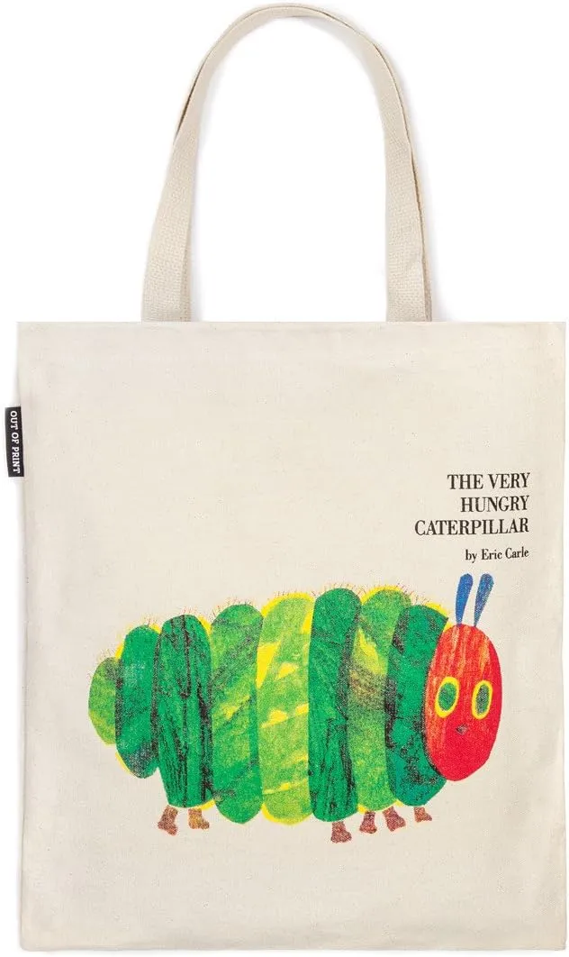 Out of Print World of Eric Carle, The Very Hungry Caterpillar Tote Bag 15 x 17 Inches