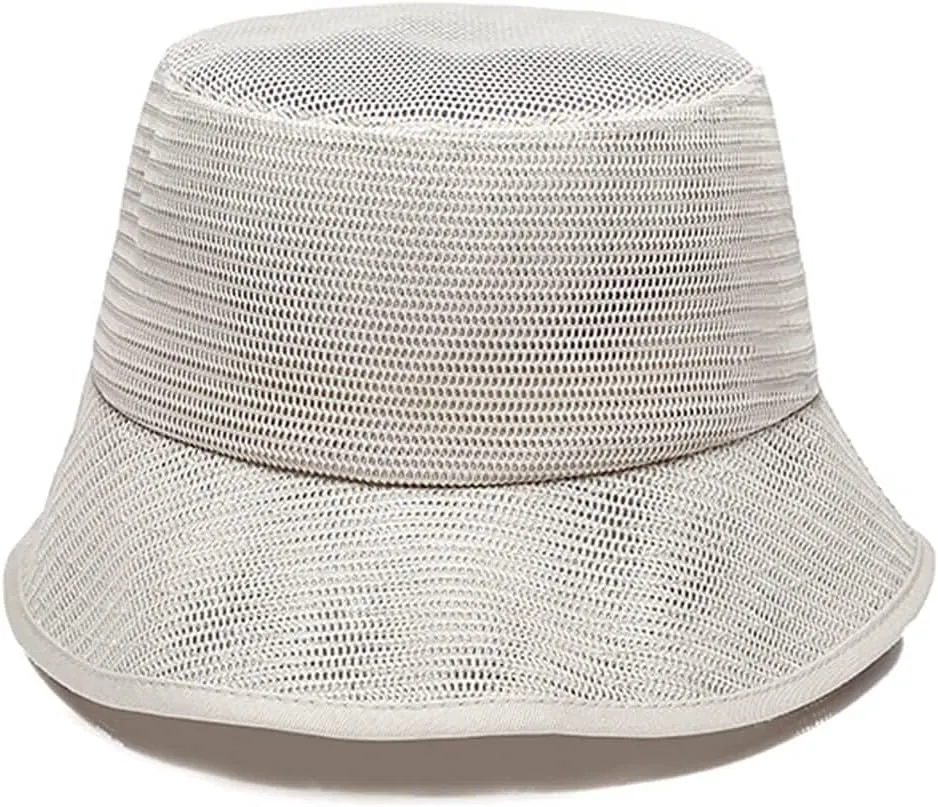 Oversize Mesh Bucket Hat for Big/Large Head, Men Summer Beach Sun Breathable Cap