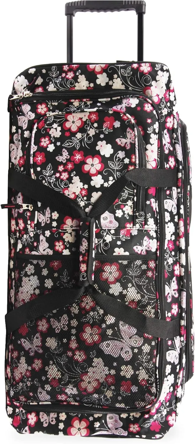 Pacific Coast Women's 32" Large Rolling Duffel Bag