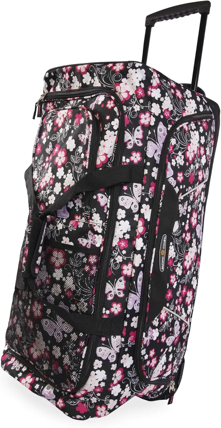 Pacific Coast Women's 32" Large Rolling Duffel Bag