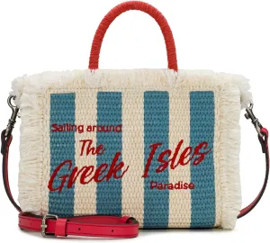 Patricia Nash Small The Greek Isles Tote (F11), Passion