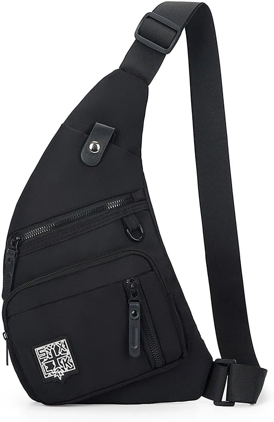 Peicees Small Sling Bag For Men Women Crossbody Man Purse Anti Theft Chest Bag For Travel Lightweight Shoulder Bag