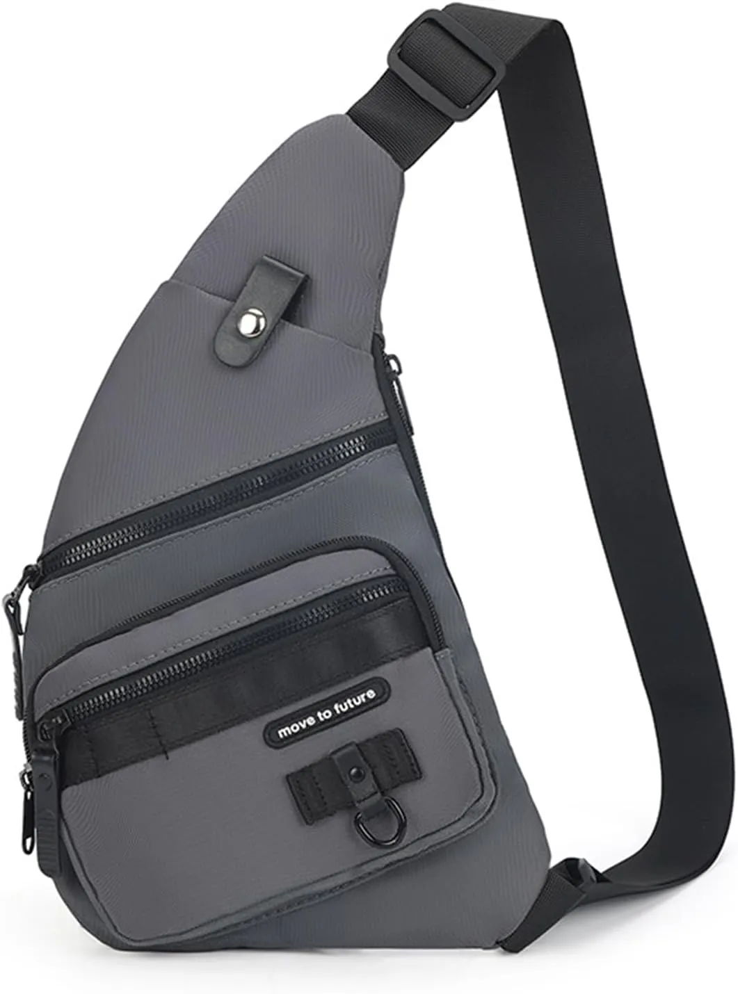 Peicees Small Sling Bag For Men Women Crossbody Shoulder Bag Purse Anti Theft Chest Bag For Travel Hiking Riding Lightweight