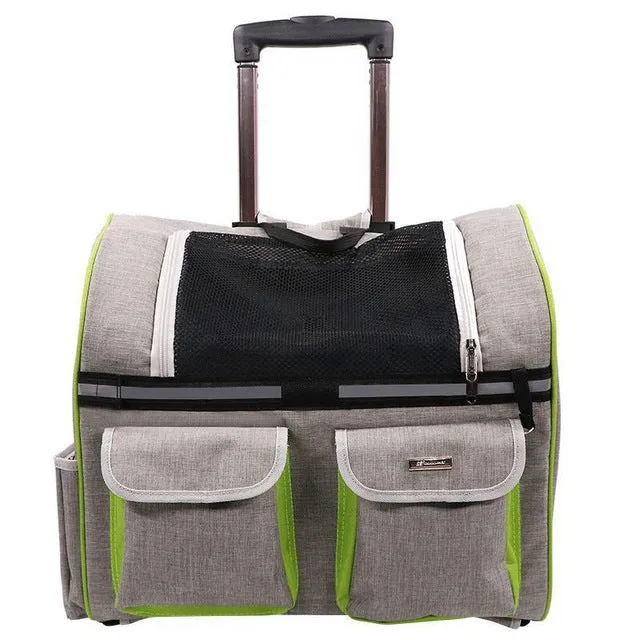 Pet Carrier Backpack with Wheels