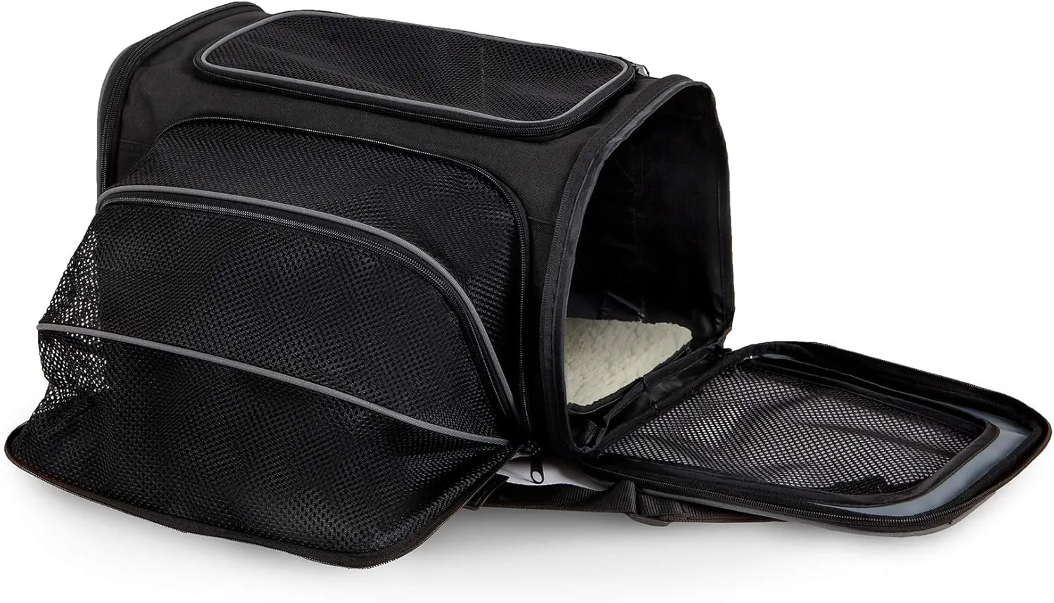 Petmate 21842 See and Extend Pets Carrier, Black